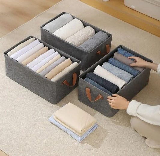 Boîtes de rangement pliables et polyvalentes