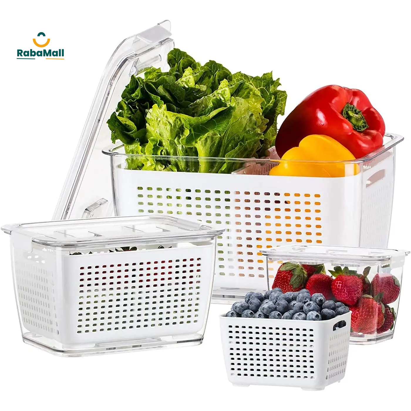 3 Boîtes de rangement pour réfrigérateur