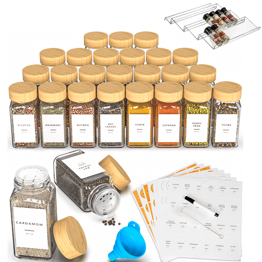 PACK DE POTS D'ÉPICES AVEC LES SUPPORTS.
