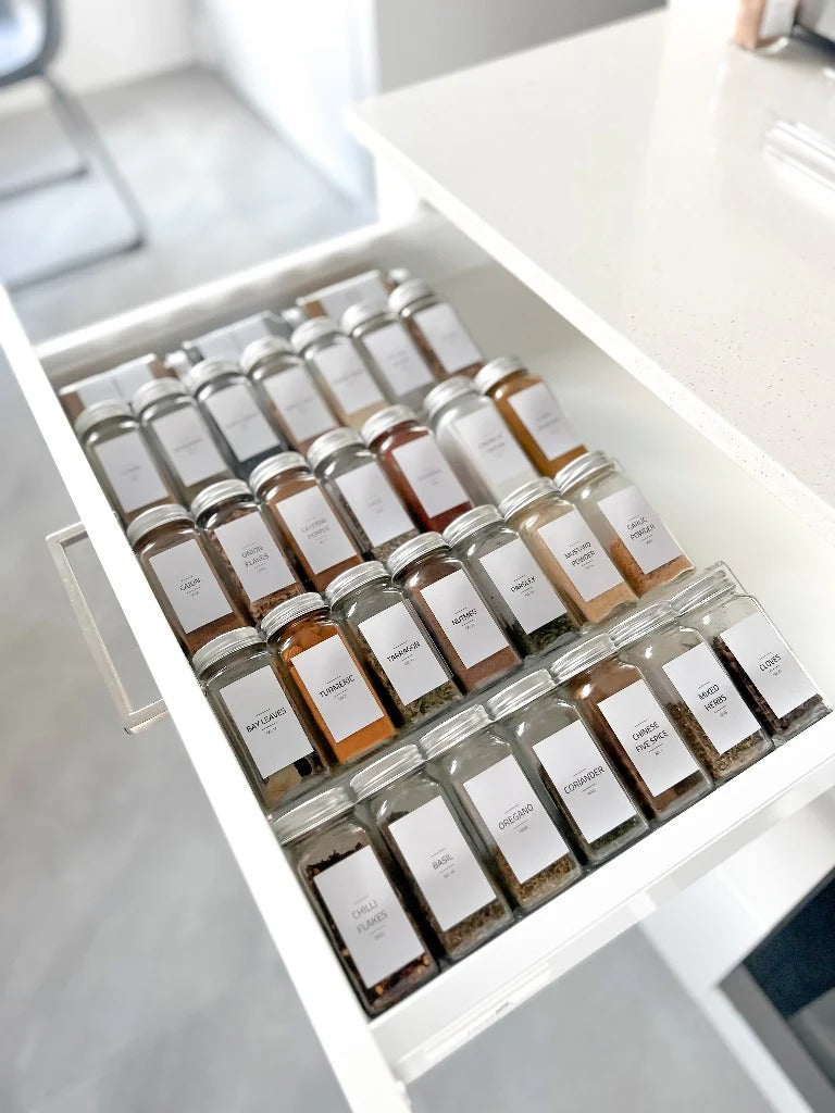 4 Organiseurs de tiroir à épices