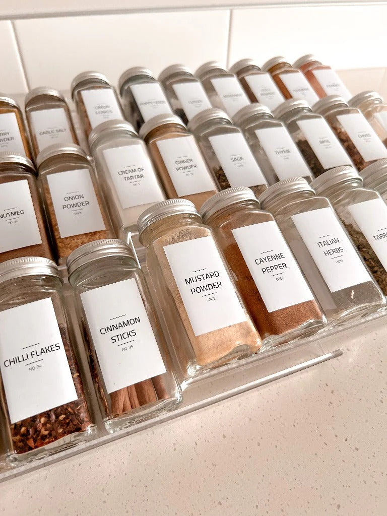 4 Organiseurs de tiroir à épices