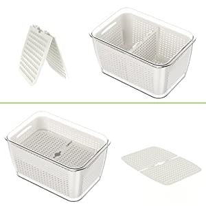 3 Boîtes de rangement pour réfrigérateur