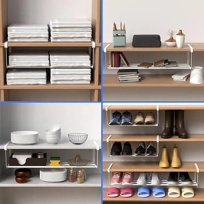 Etagère extensible : chaussures, cuisine, salle de bain, livres...
