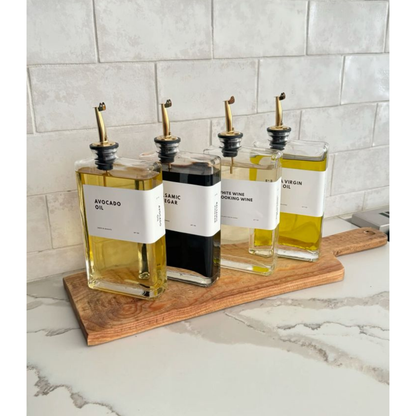 Bouteille carrée en verre - MoliMoli.