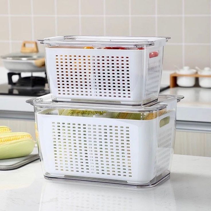 Boîtes de rangement pour réfrigérateur