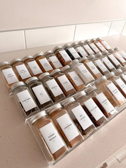 4 Organiseurs de tiroir à épices