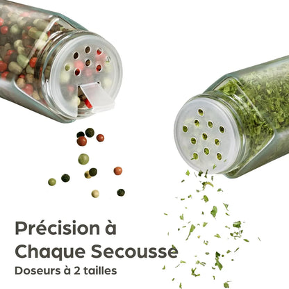Ensemble de Pots d’Épices avec Supports