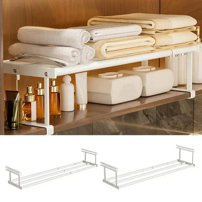 Etagère extensible : chaussures, cuisine, salle de bain, livres...