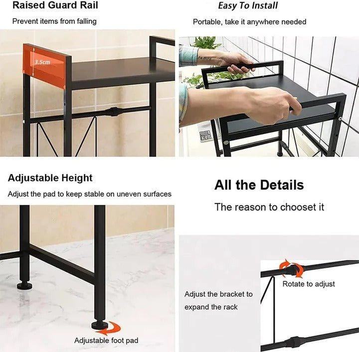 Etagère rétractable de cuisine