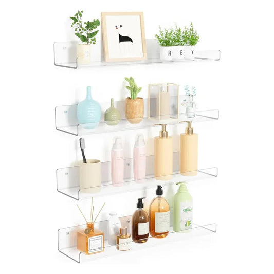 Ensemble de 4 étagères en Acryliques