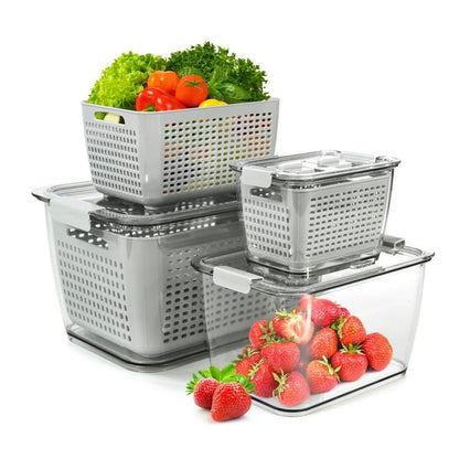 3 Boîtes de rangement pour réfrigérateur